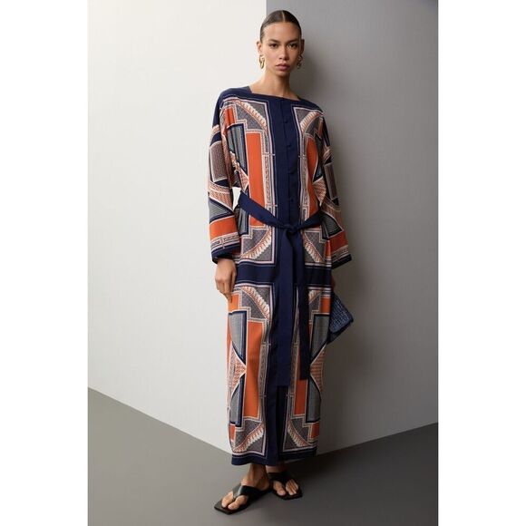 Rosetta Getty Collective Tie Waist Maxi Dress ♥️ - Picture 1 of 9